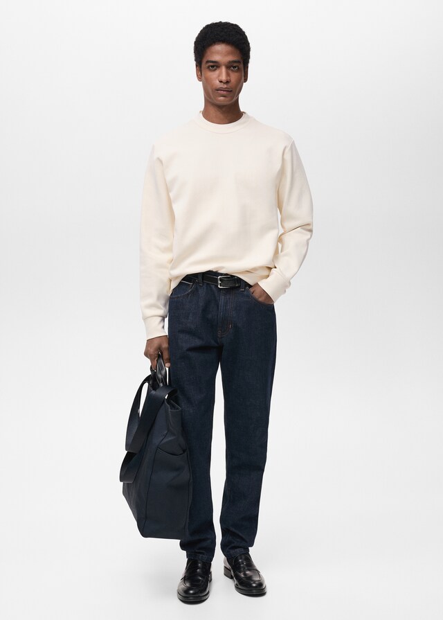 Mango Regular-Fit-Sweatshirt aus Baumwolle Tägliche Deals