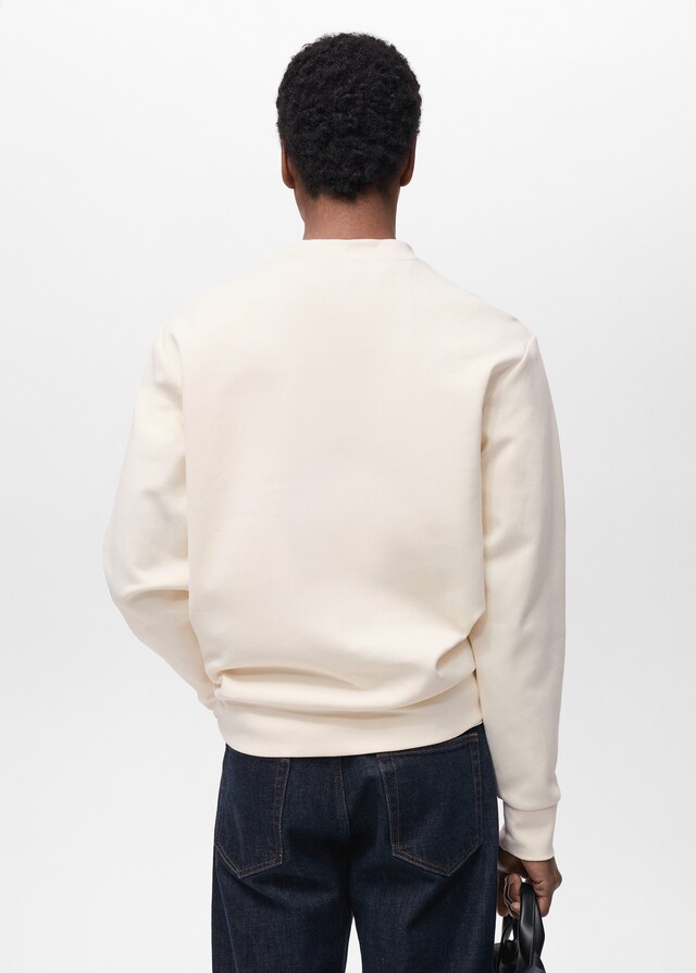 Mango Regular-Fit-Sweatshirt aus Baumwolle Tägliche Deals