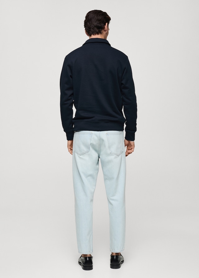 Mango Polo-Sweatshirt mit angerauter Innenseite und regulärer Passform Riesige Ersparnisse