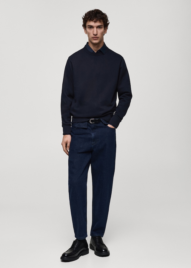 Mango Regular-Fit-Sweatshirt aus Baumwolle VIP-Rabatte