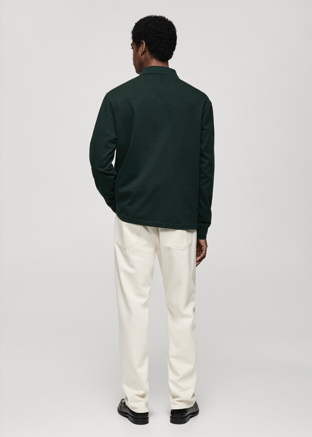 Mango Polo-Sweatshirt aus 100 % Baumwolle Tiefpreis