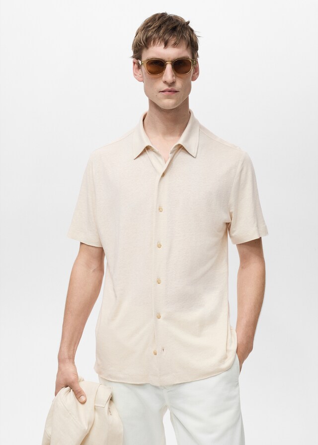Mango Regular-Fit-Leinenhemd Wochenangebot