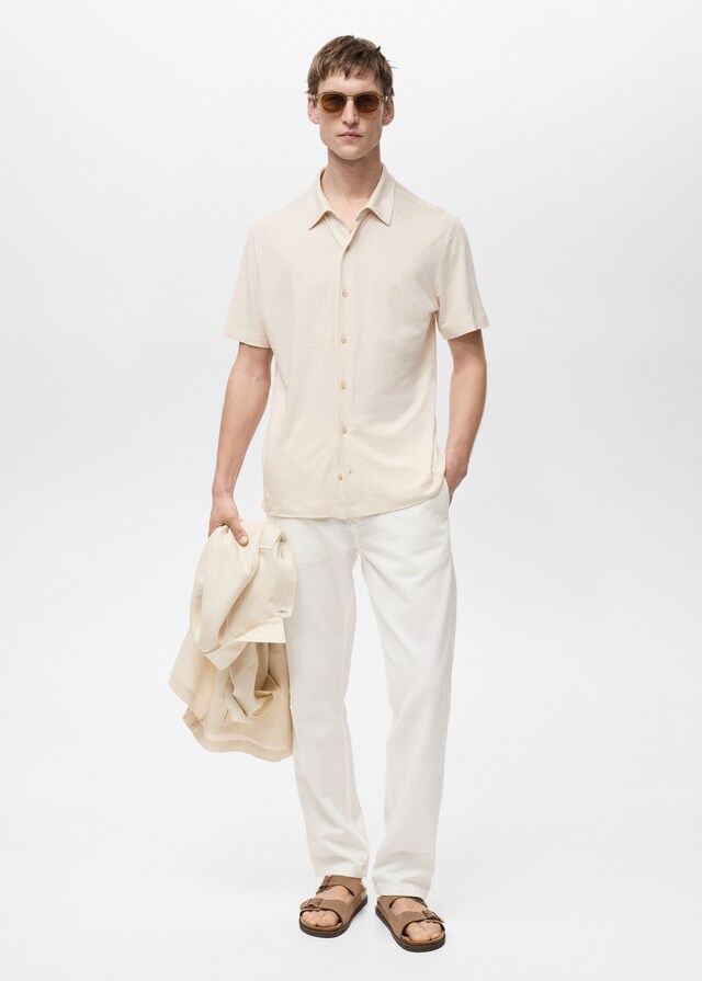 Mango Regular-Fit-Leinenhemd Wochenangebot