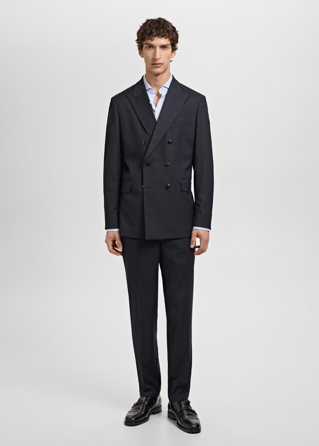 Mango Zweireihiges Slim-Fit-Sakko Mónaco Kostenlose Rückgabe