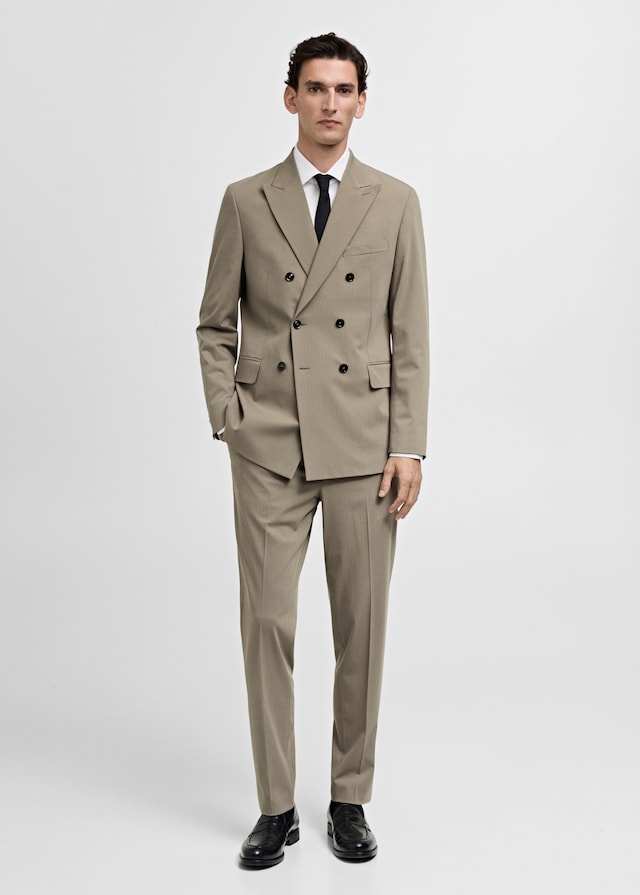 Mango Zweireihiges Slim-Fit-Sakko Mónaco Neueste Stile