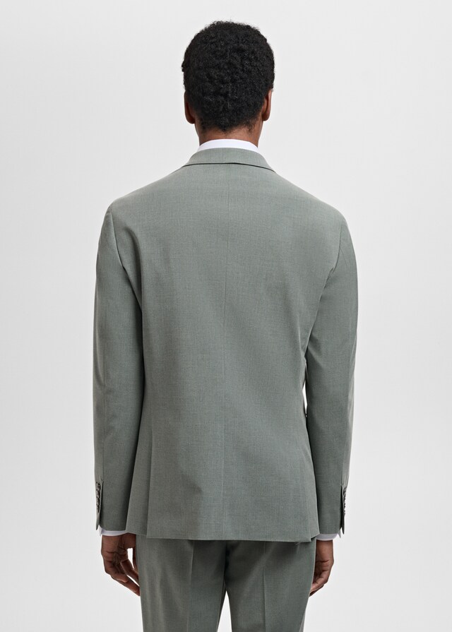 Mango Super Slim Fit-Anzugsakko aus Stretchgewebe Letzter Tag