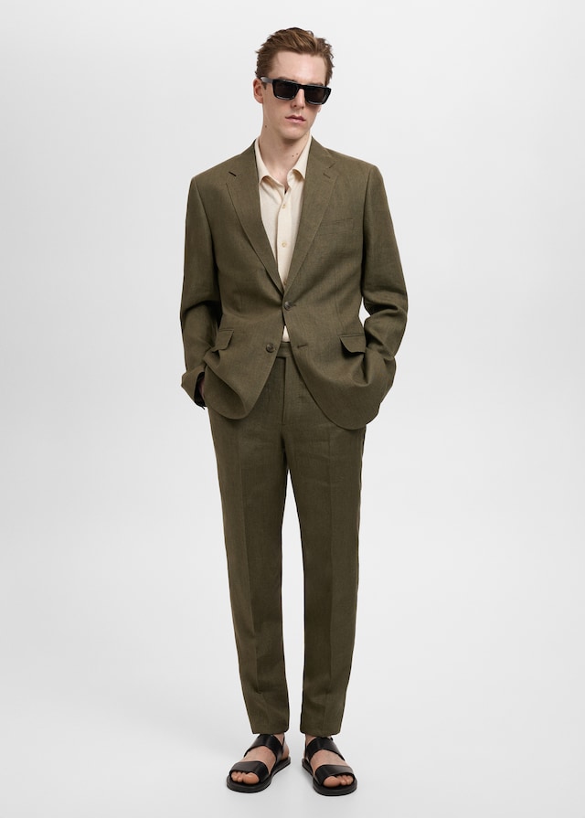 Mango Slim-Fit-Sakko Amalfi aus 100 % Leinen Zeitbegrenzte Promotion