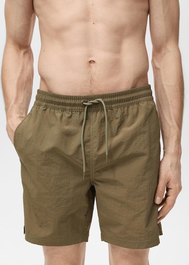 Mango Basic-Badeshorts mit Kordelzug Nur noch ein Tag übrig