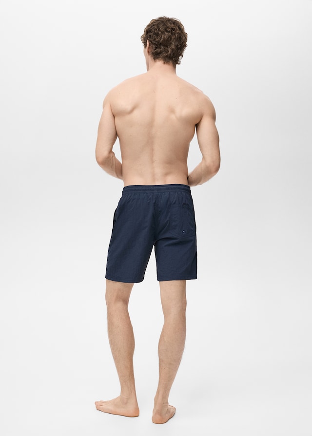 Mango Basic-Badeshorts mit Kordelzug Super Rabatt
