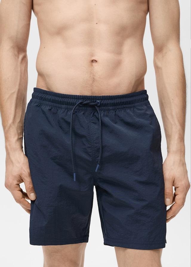 Mango Basic-Badeshorts mit Kordelzug Super Rabatt