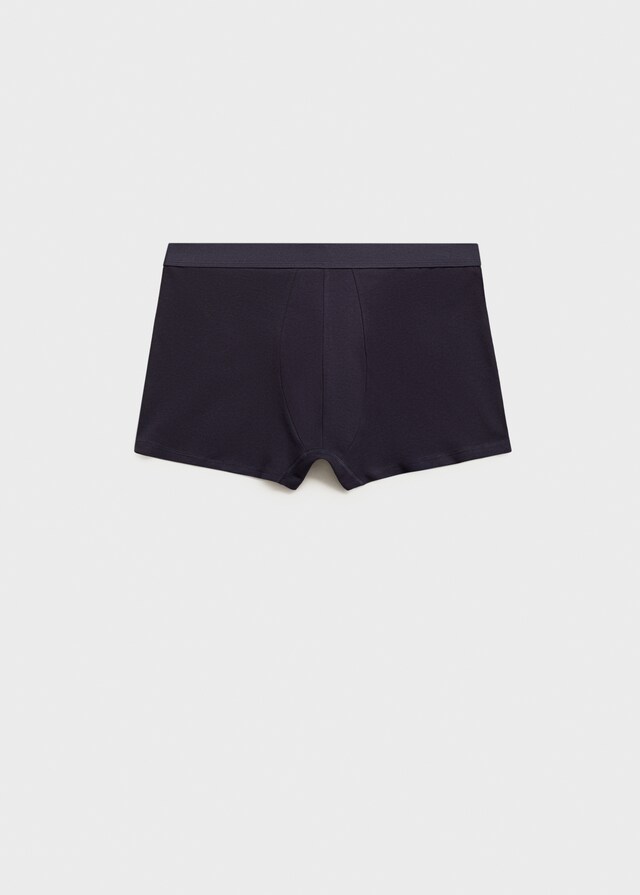 Mango 3er-Pack Blaue Boxershorts aus Baumwolle Kostenloser Versand international