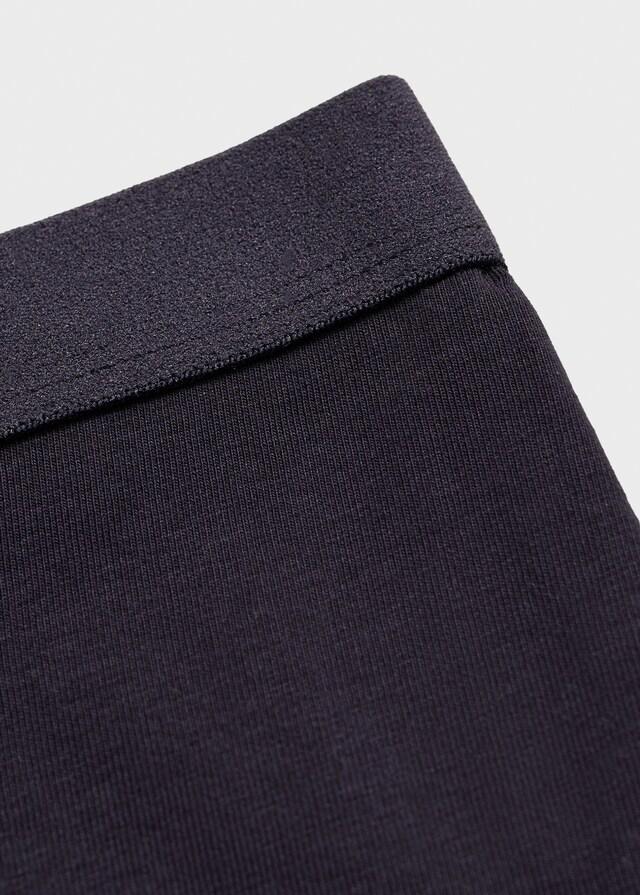 Mango 3er-Pack Blaue Boxershorts aus Baumwolle Kostenloser Versand international