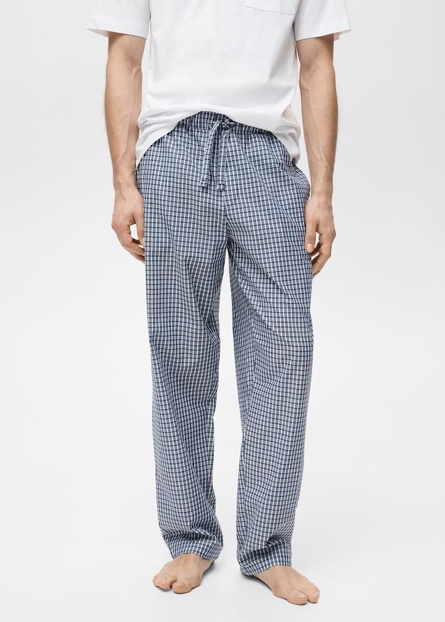 Mango Pack kombinierter Pyjama aus 100 % Baumwolle mit Karomuster 50% Rabatt für begrenzte Zeit