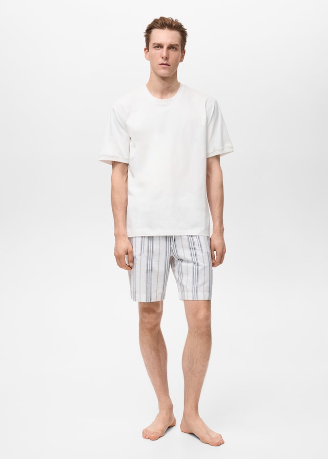 Mango Pack mit kurzem Pyjama aus 100 % Baumwolle 2025
