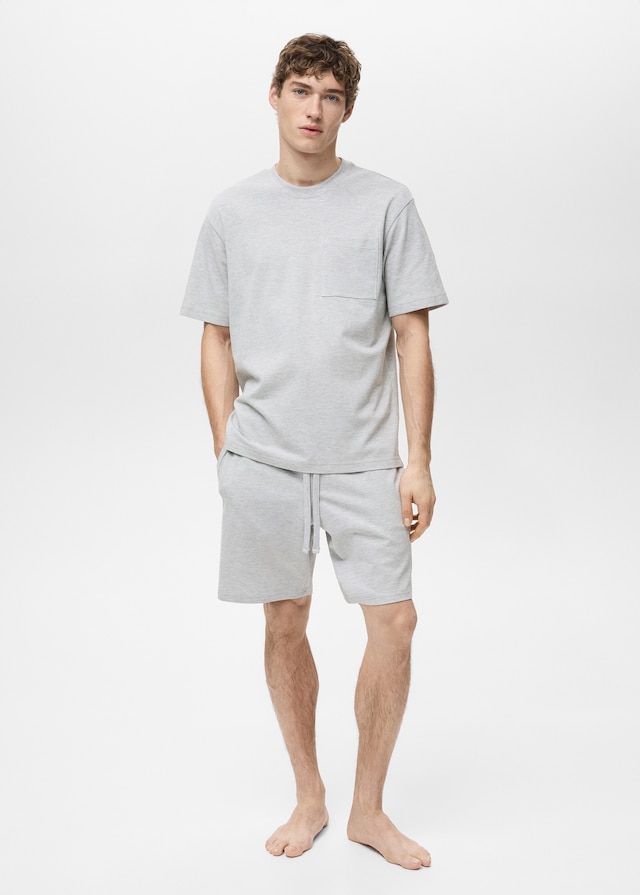 Mango Pack Kurzer Baumwoll-Pyjama Online