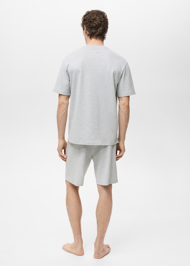 Mango Pack Kurzer Baumwoll-Pyjama Online