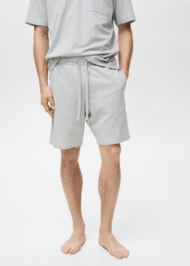Mango Pack Kurzer Baumwoll-Pyjama Online