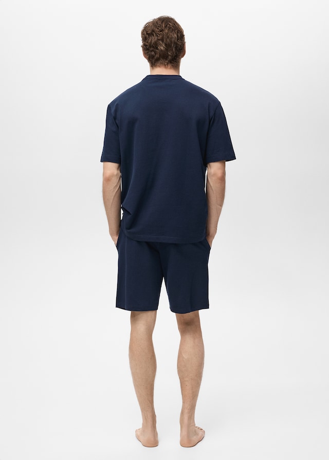 Mango Pack Kurzer Baumwoll-Pyjama Outlet