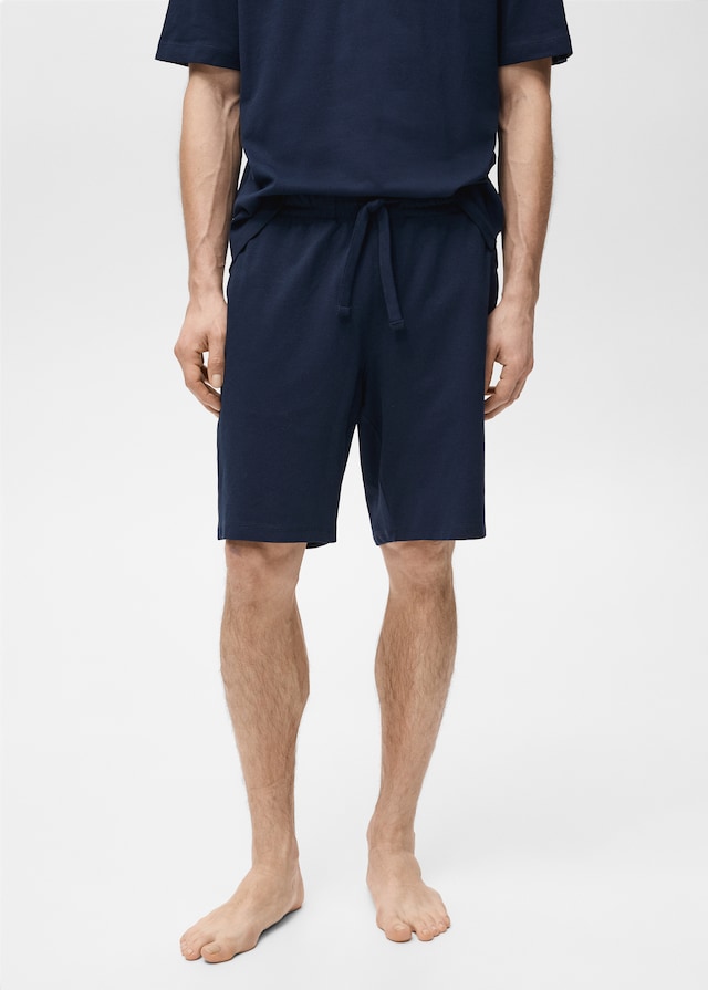 Mango Pack Kurzer Baumwoll-Pyjama Outlet