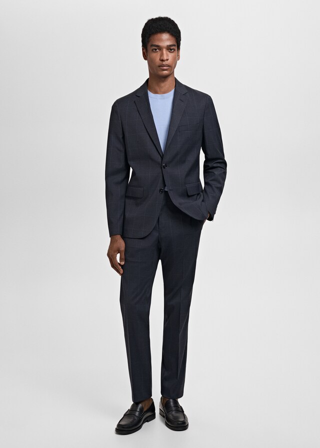 Mango Super Slim Fit-Anzugsakko aus Stretchgewebe Meist gekauft