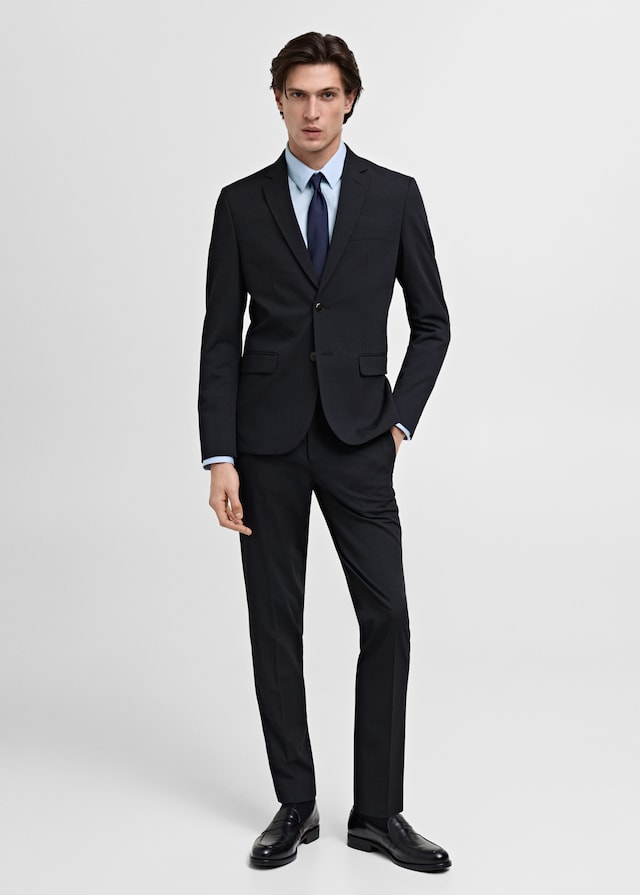 Mango Super Slim Fit-Anzughose aus Stretchstoff Rabatt