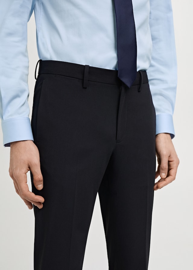 Mango Super Slim Fit-Anzughose aus Stretchstoff Rabatt