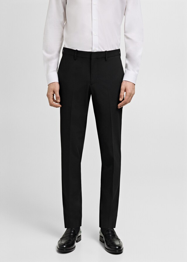 Mango Super Slim Fit-Anzughose aus Stretchstoff Günstig kaufen