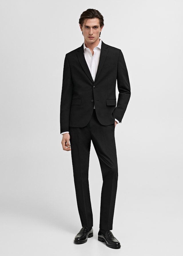 Mango Super Slim Fit-Anzughose aus Stretchstoff Günstig kaufen
