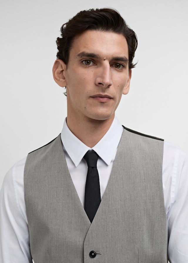 Mango Super-Slim-Fit-Anzugweste Paris Großer Ausverkauf
