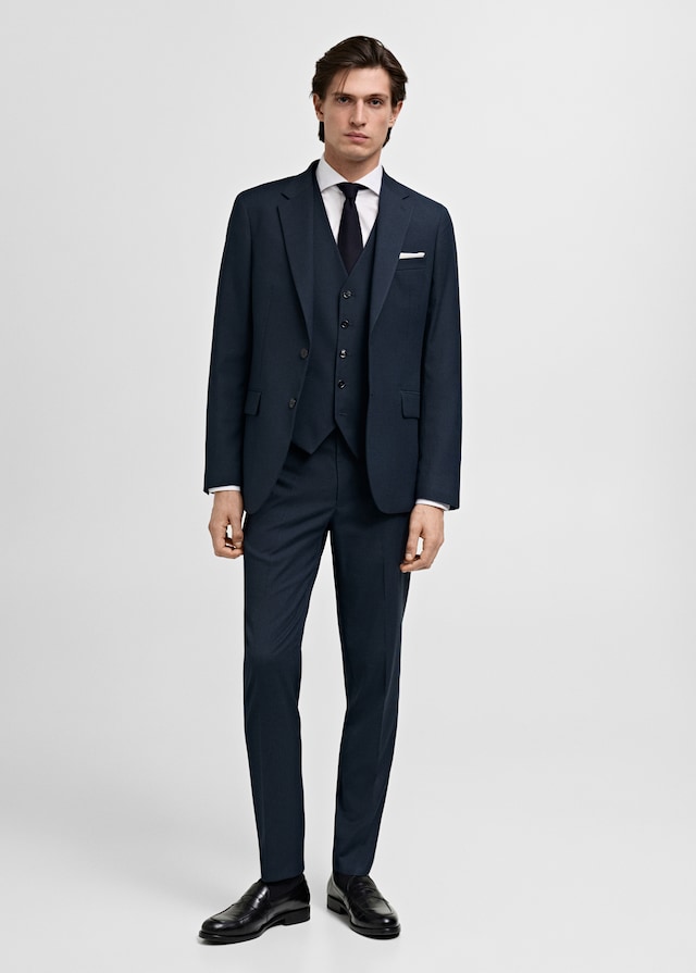 Mango Slim Fit Anzugweste Flash Sale