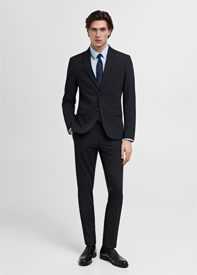 Mango Slim Fit-Anzugshemd aus Baumwolle Online Shopping