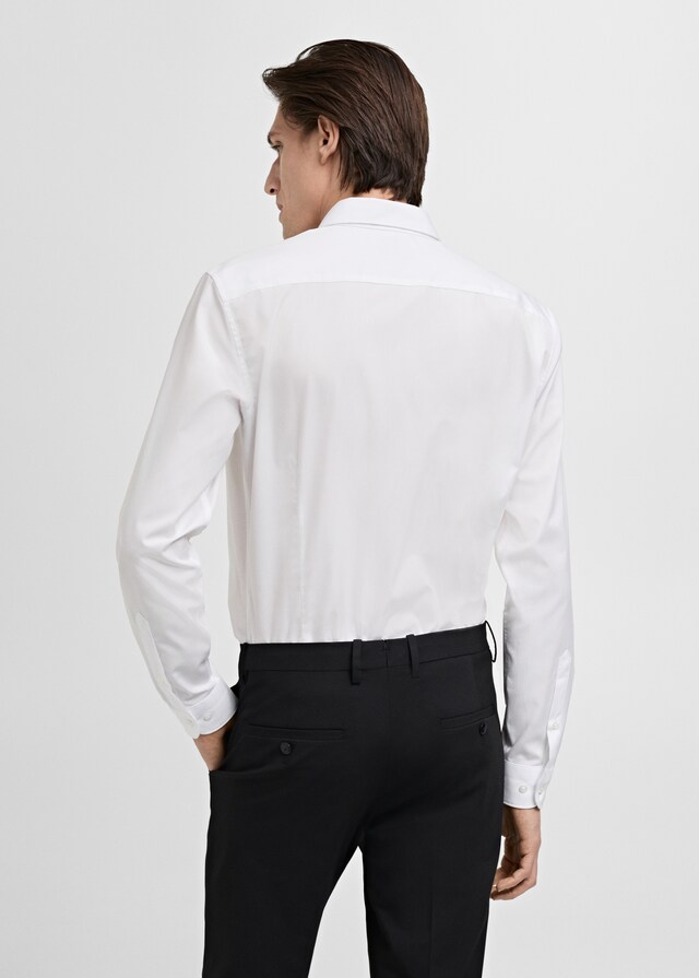 Mango Slim Fit-Oberhemd aus Baumwoll-Popeline Exklusivangebot