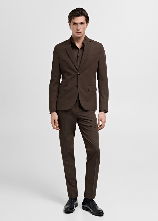 Mango Super Slim Fit-Anzugshemd aus Baumwoll-Stretch Weihnachtsangebot