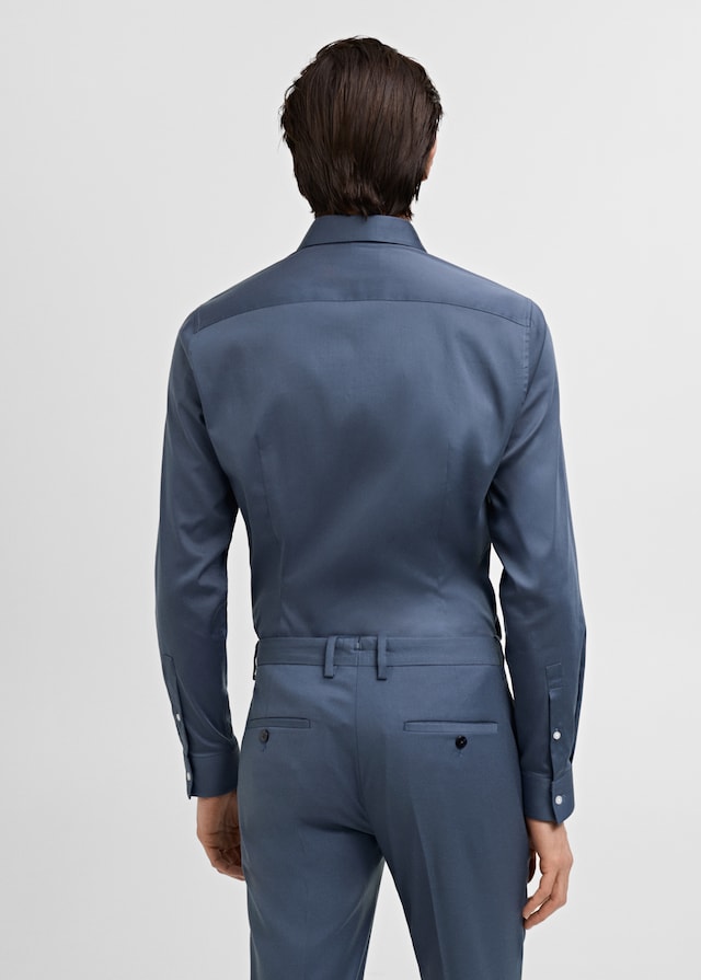 Mango Super Slim Fit-Anzugshemd aus Baumwoll-Stretch Osterangebot