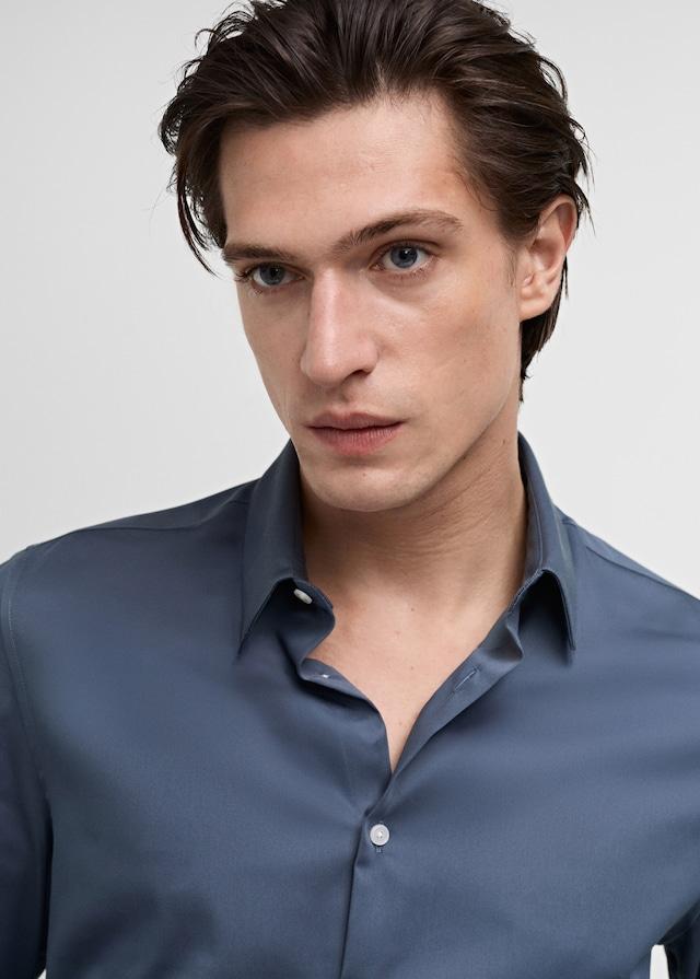 Mango Super Slim Fit-Anzugshemd aus Baumwoll-Stretch Osterangebot
