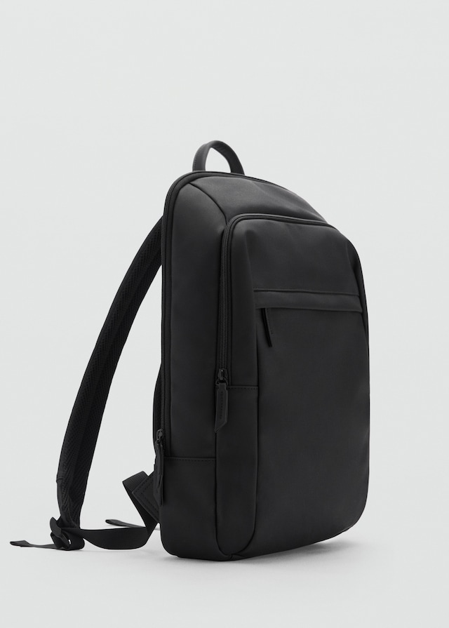 Mango Gummierter Funktionsrucksack Sonderangebote