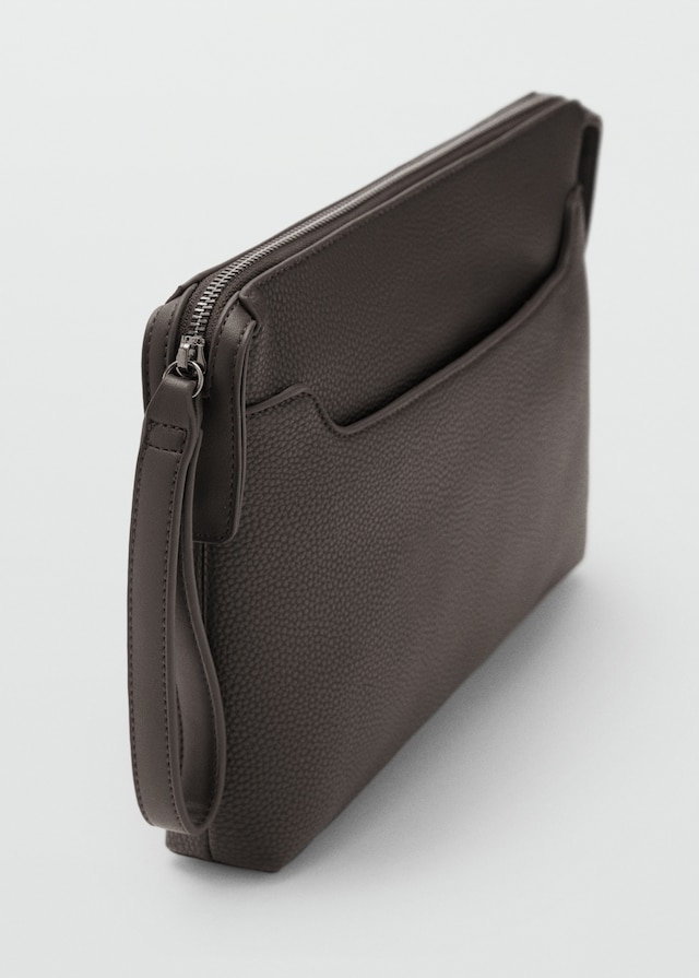 Mango Genarbte Envelope Bag VIP-Rabatte
