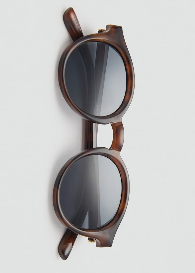 Mango Sonnenbrille mit rundem Gestell Discount Store für neue Produkte