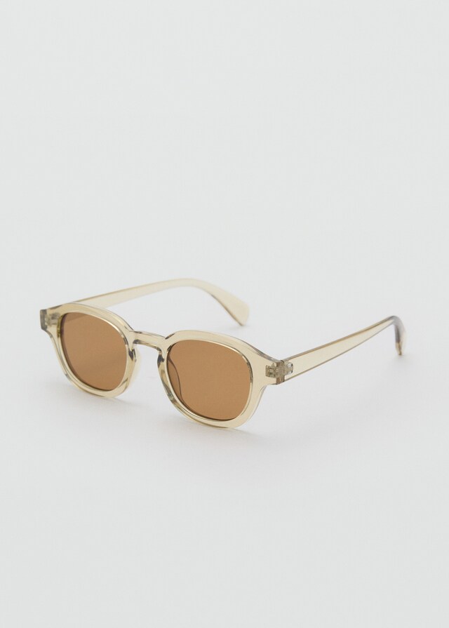 Mango Sonnenbrille mit halbtransparentem Gestell 50% Rabatt mit kostenlosem Versand