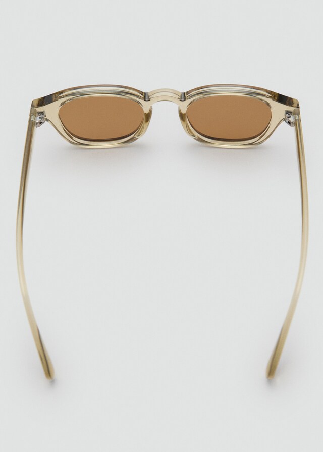 Mango Sonnenbrille mit halbtransparentem Gestell 50% Rabatt mit kostenlosem Versand