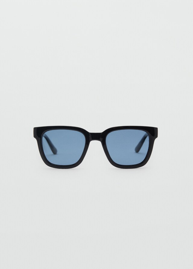 Mango Polarisierte Sonnenbrille mit rechteckigem Design