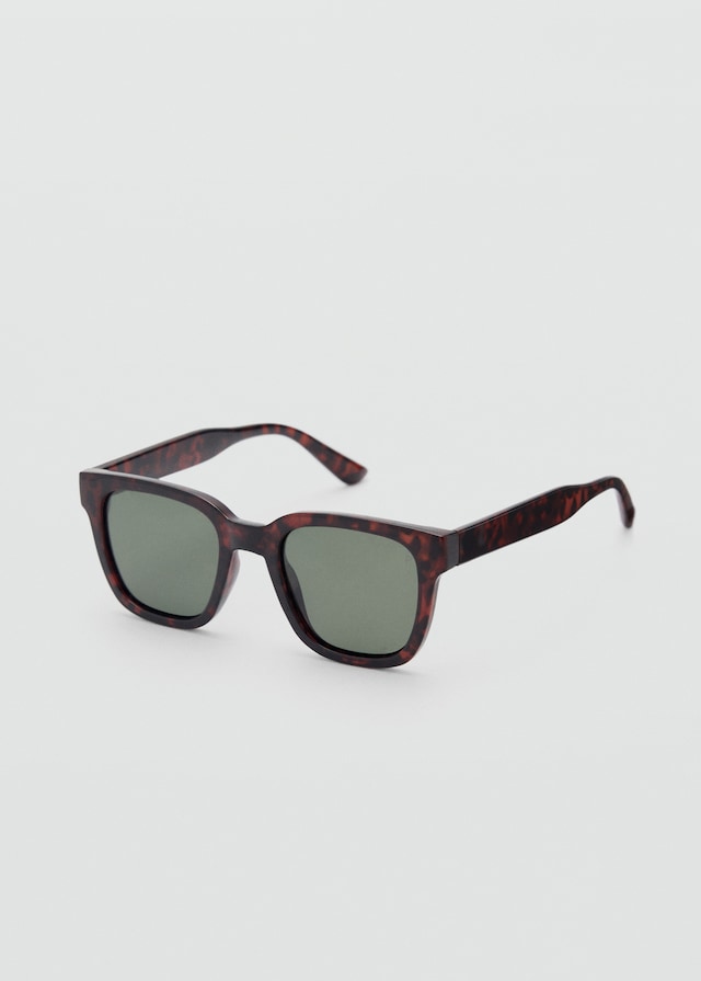 Mango Polarisierte Sonnenbrille mit rechteckigem Design Fabrikladen