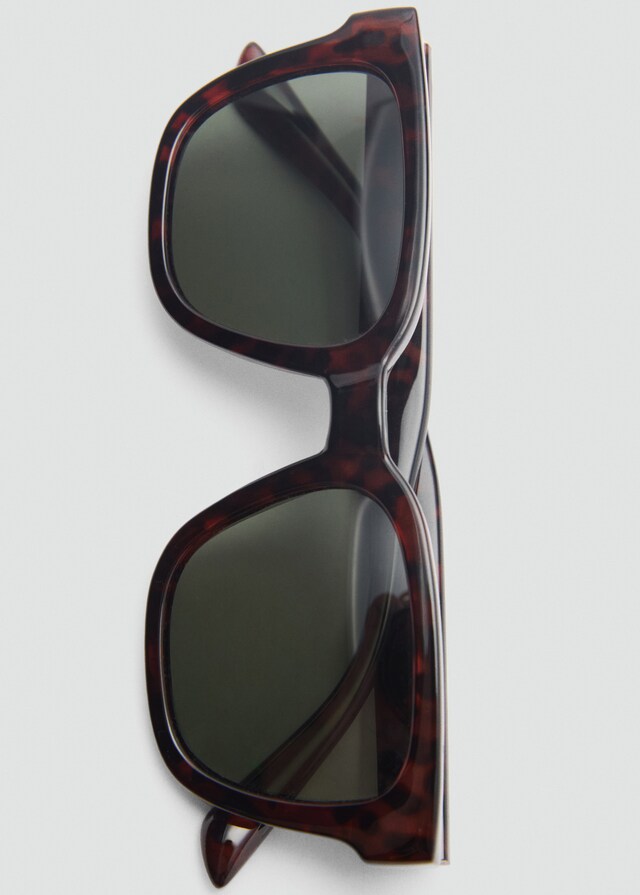 Mango Polarisierte Sonnenbrille mit rechteckigem Design Fabrikladen
