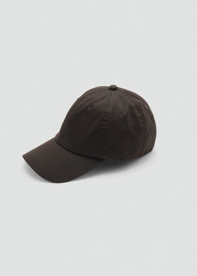 Mango Schirmmütze aus Baumwolle Black Friday Preise