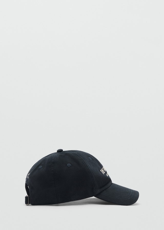 Mango Bestickte Canvas-Kappe 50% Rabatt für begrenzte Zeit