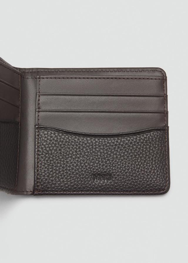 Mango Brieftasche mit genarbtem Ledereffekt Outlet