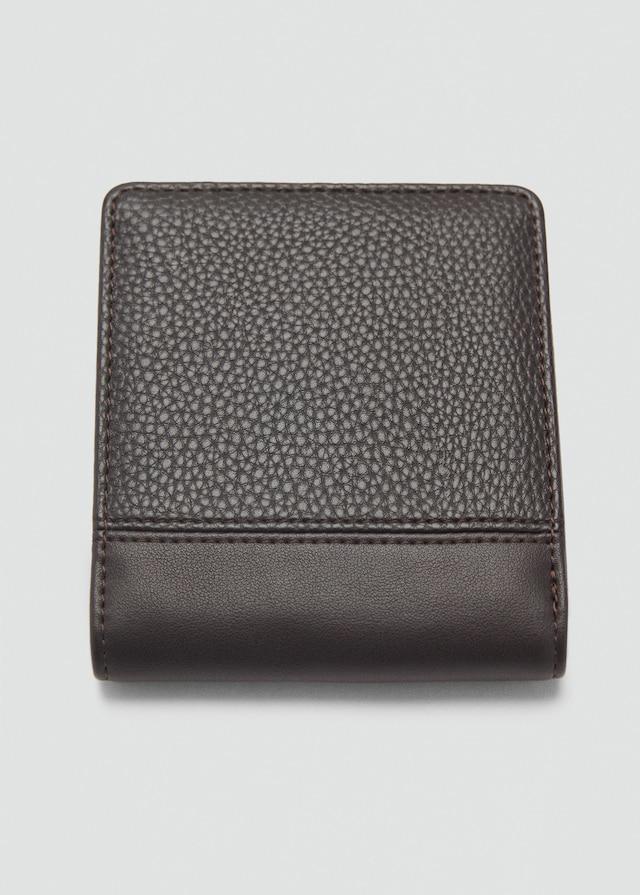 Mango Brieftasche mit genarbtem Ledereffekt Outlet