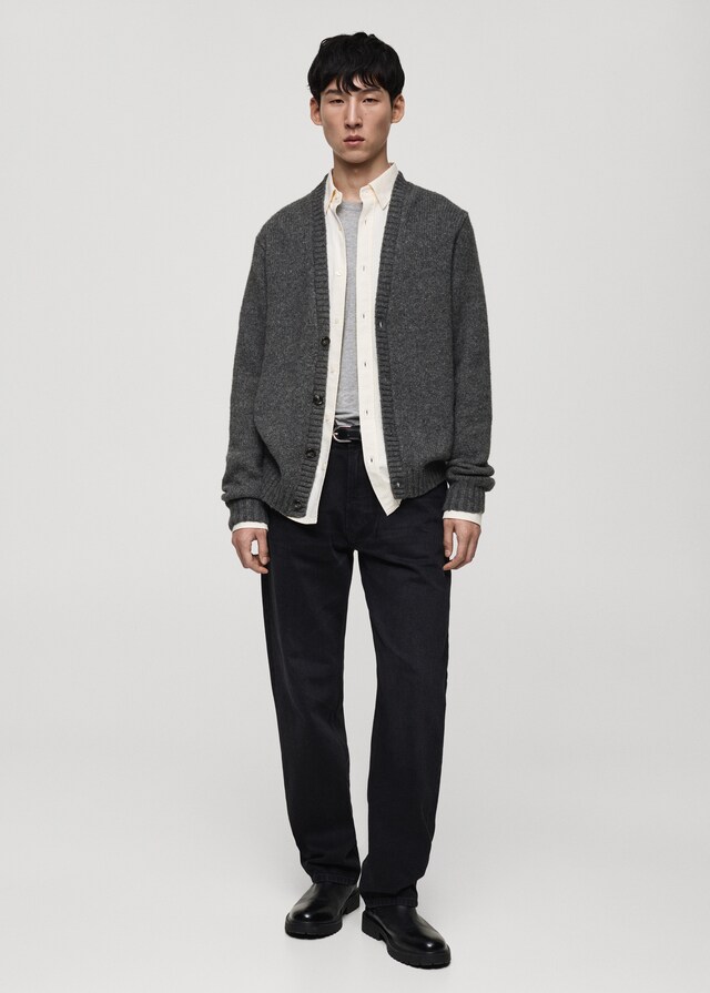Mango Strickcardigan aus Wollgemisch Online Shopping