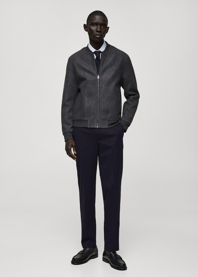Mango Slim-Fit-Flanellhose Vatertagsangebot