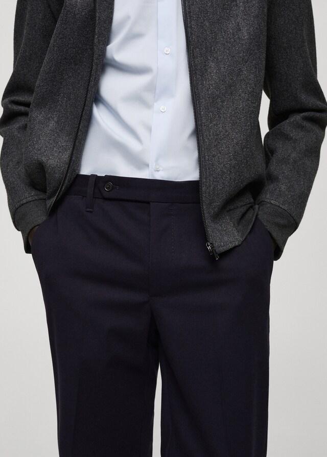 Mango Slim-Fit-Flanellhose Vatertagsangebot